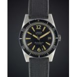 A GENTLEMAN'S STAINLESS STEEL LANCO BARRACUDA AUTOMATIC DIVERS WRIST WATCH CIRCA 1960s, REF. 237