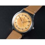 A RARE GENTLEMAN'S STAINLESS STEEL VACHERON & CONSTANTIN WRIST WATCH CIRCA 1950s, REF. 4301 RETAILED