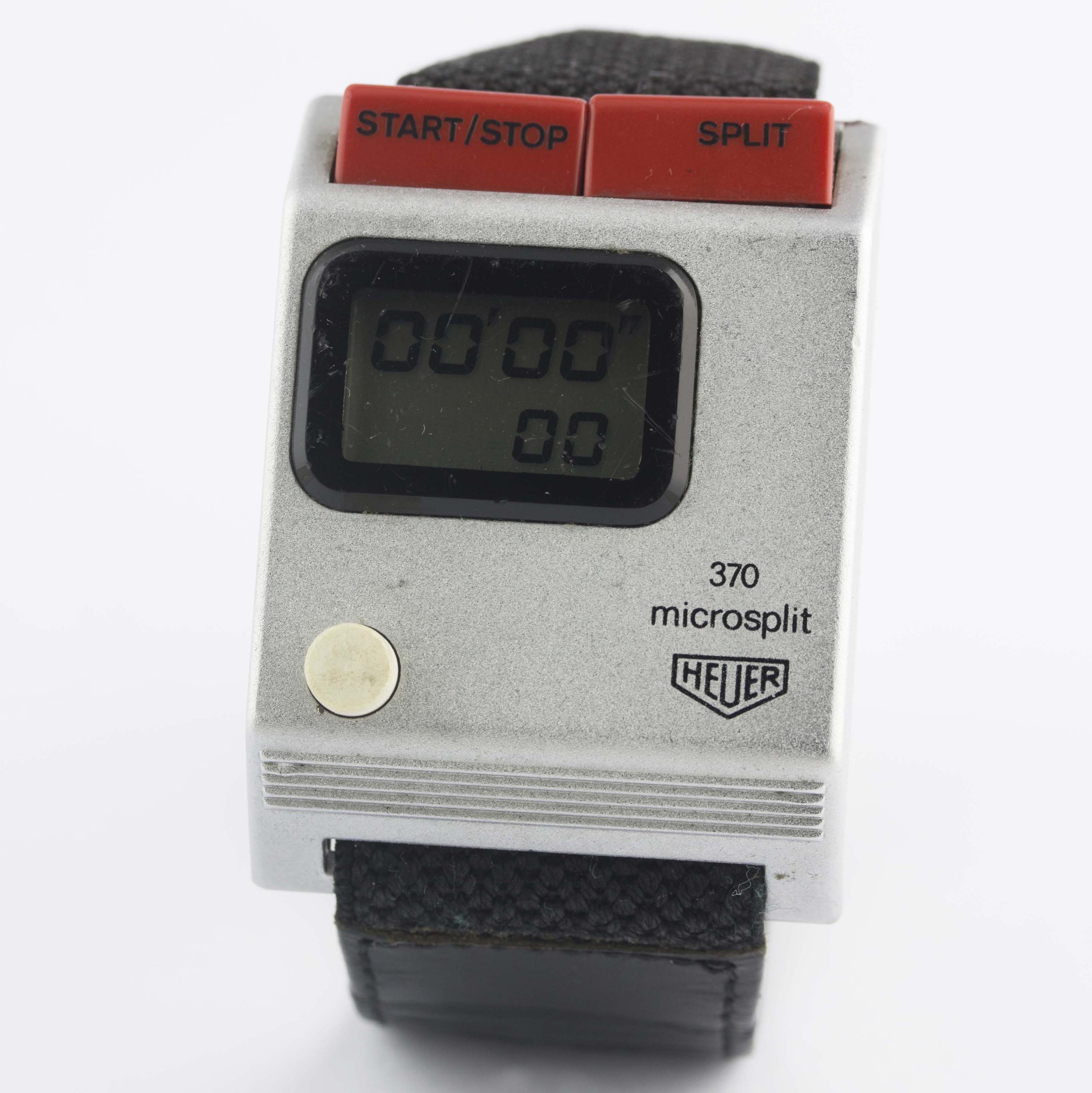 A GENTLEMAN'S HEUER 370 MICROSPLIT LCD STOPWATCH WRIST TIMER CIRCA 1977 Movement: Quartz. Case: - Image 2 of 7