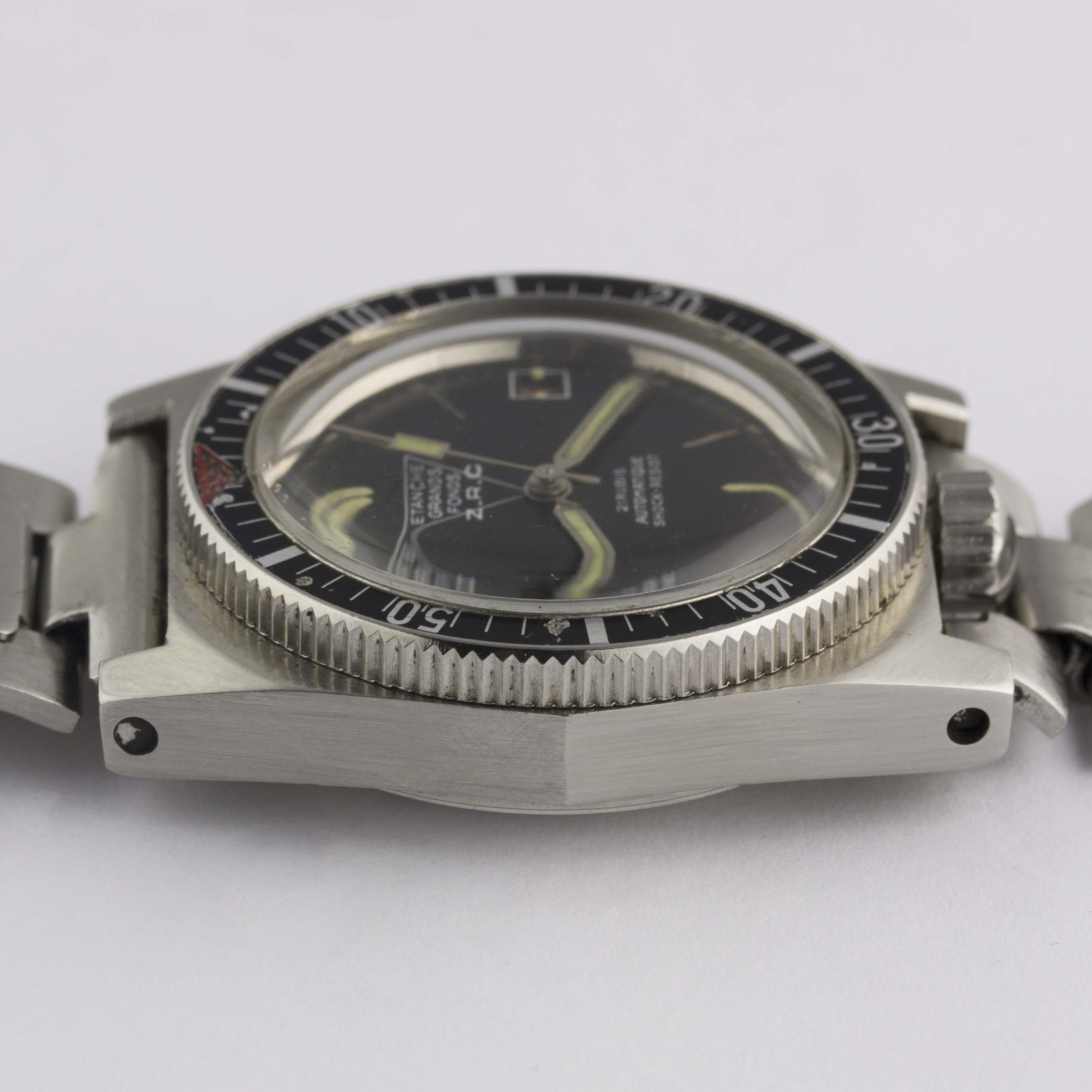 A VERY RARE GENTLEMAN'S STAINLESS STEEL Z.R.C. ETANCHE GRANDS FONDS 300M "SERIES III" AUTOMATIC - Image 11 of 11