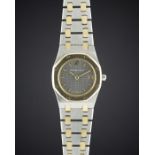 A LADIES STEEL & GOLD AUDEMARS PIGUET ROYAL OAK BRACELET WATCH CIRCA 1990s Movement: Quartz,