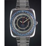 A RARE GENTLEMAN'S STAINLESS STEEL FAVRE LEUBA BATHY 160 DEPTH GAUGE DIVERS BRACELET WATCH CIRCA