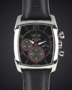 A GENTLEMAN'S STAINLESS STEEL PARMIGIANI FLEURIER KALPAGRAPHE 45 CHRONOGRAPH WRIST WATCH CIRCA 2007,