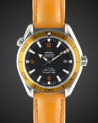 A GENTLEMAN'S STAINLESS STEEL OMEGA SEAMASTER PROFESSIONAL PLANET OCEAN CO AXIAL CHRONOMETER WRIST