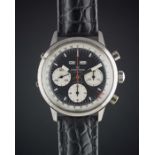 A GENTLEMAN'S LARGE SIZE WAKMANN TRIPLE CALENDAR CHRONOGRAPH WRIST WATCH CIRCA 1960s Movement: