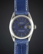 A GENTLEMAN'S STAINLESS STEEL ROLEX OYSTER PERPETUAL DATE WRIST WATCH CIRCA 1971, REF. 1500 WITH