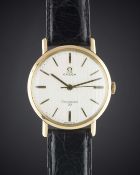 A GENTLEMAN'S 18K SOLID ROSE GOLD OMEGA SEAMASTER 30 WRIST WATCH CIRCA 1964, REF. 2861 WITH "