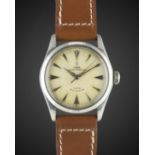 A GENTLEMAN'S STAINLESS STEEL ROLEX TUDOR OYSTER PRINCE 34 WRIST WATCH CIRCA 1957, REF. 7909