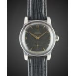 A GENTLEMAN'S STAINLESS STEEL OMEGA SEAMASTER AUTOMATIC WRIST WATCH CIRCA 1954, REF. 2766-2 WITH