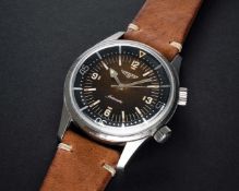 A RARE GENTLEMAN'S STAINLESS STEEL LONGINES AUTOMATIC DIVERS WRIST WATCH CIRCA 1966, REF. 7494-2