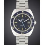 A RARE GENTLEMAN'S STAINLESS STEEL OMEGA SEAMASTER 120 BRACELET WATCH CIRCA 1973, REF. 166.088 WITH