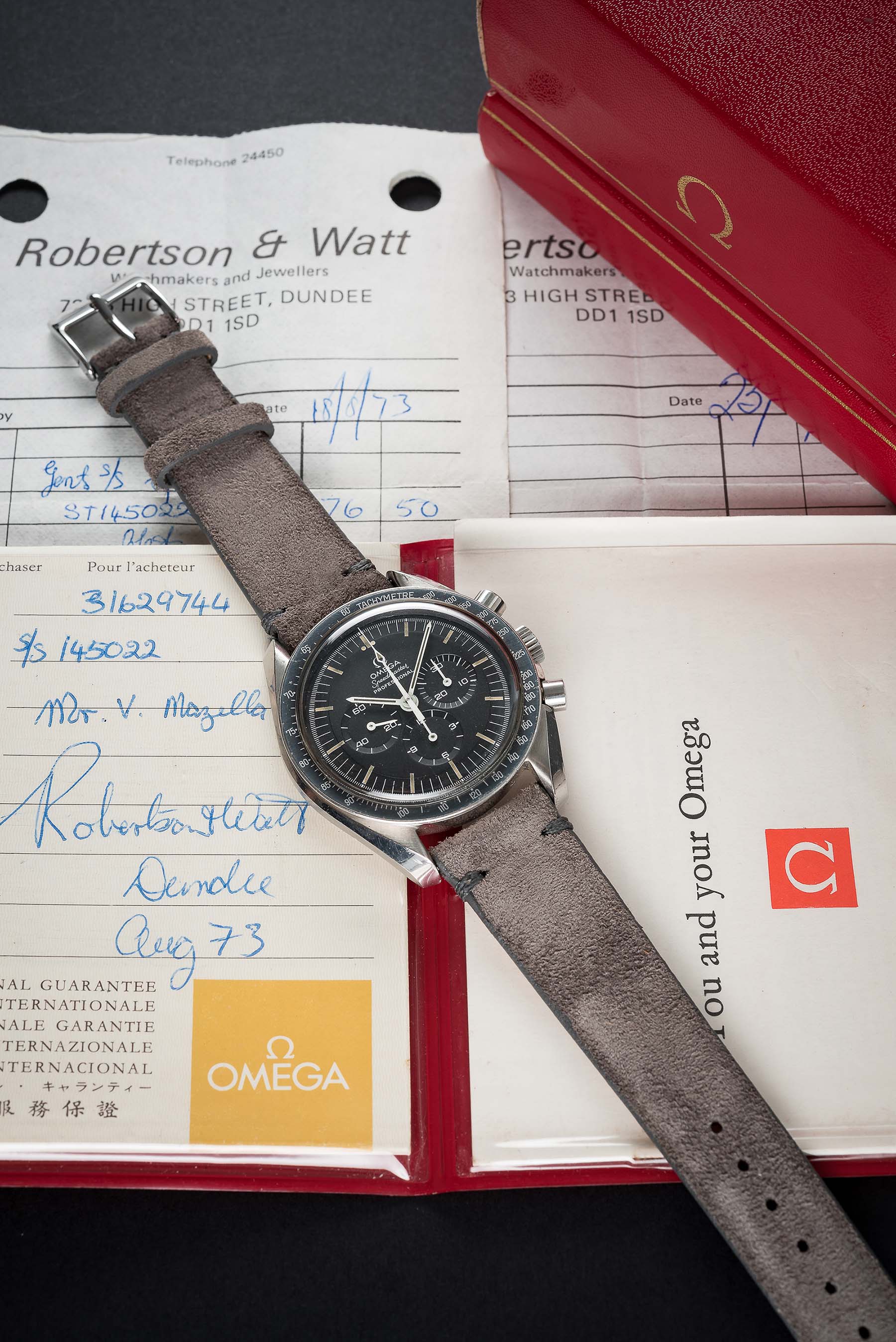A RARE GENTLEMAN'S STAINLESS STEEL OMEGA SPEEDMASTER PROFESSIONAL CHRONOGRAPH WRIST WATCH DATED - Image 3 of 12