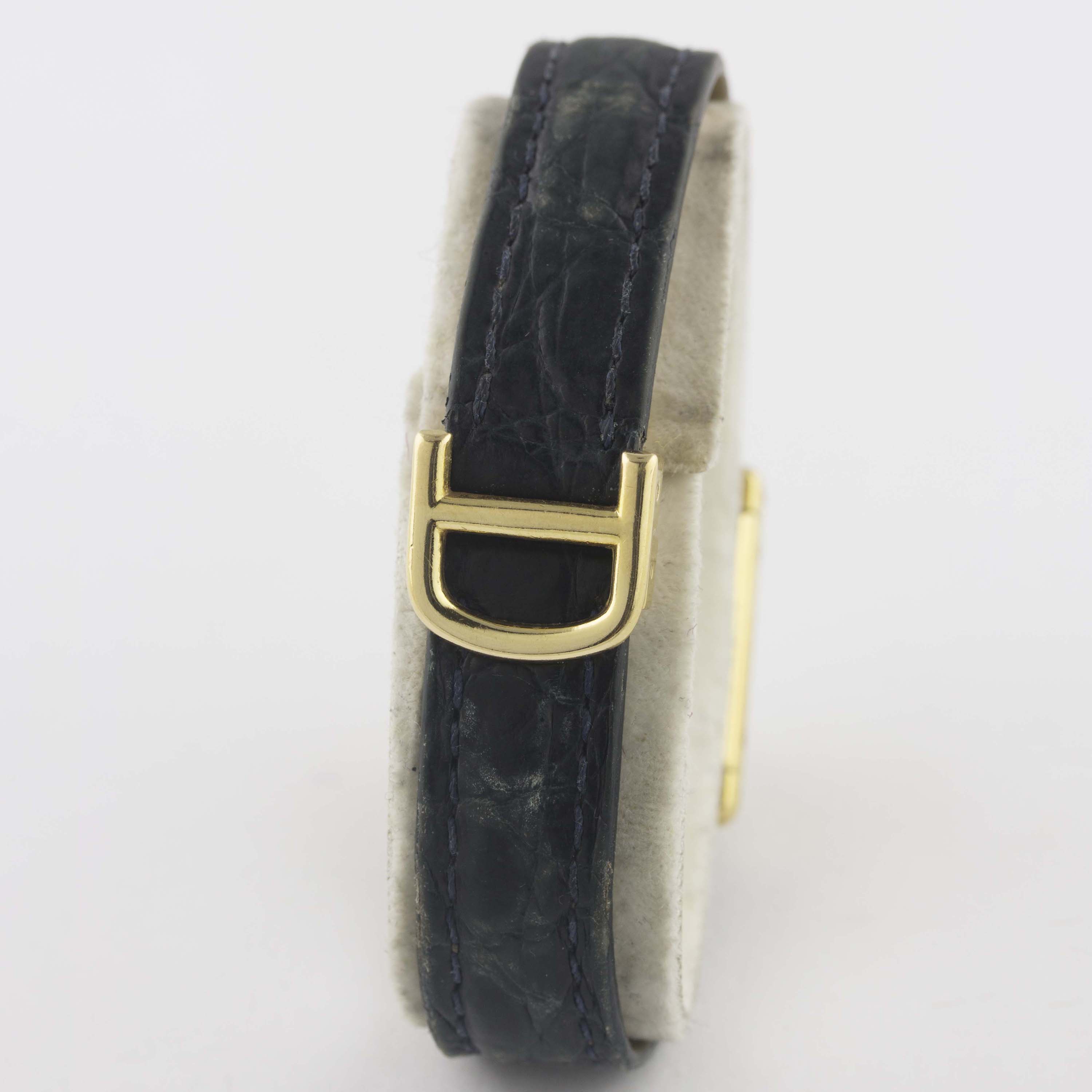 A LADIES 18K SOLID GOLD CARTIER TANK WRIST WATCH CIRCA 1980s Movement: Manual wind, signed - Image 6 of 12