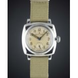 A RARE GENTLEMAN'S STAINLESS STEEL ROLEX SPORT WRIST WATCH CIRCA 1940 Movement: Manual wind,