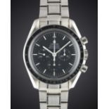 A GENTLEMAN'S STAINLESS STEEL OMEGA SPEEDMASTER PROFESSIONAL "MOON WATCH" CHRONOGRAPH BRACELET WATCH