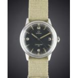 A RARE GENTLEMAN'S STAINLESS STEEL MILITARY OMEGA SEAMASTER 30 PAF WRIST WATCH CIRCA 1964, REF.