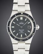 A GENTLEMAN'S STAINLESS STEEL OMEGA SEAMASTER COSMIC 2000 AUTOMATIC BRACELET WATCH CIRCA 1970s