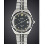 A GENTLEMAN'S STAINLESS STEEL OMEGA SEAMASTER 120 DIVERS BRACELET WATCH CIRCA 1968, REF. 166.027