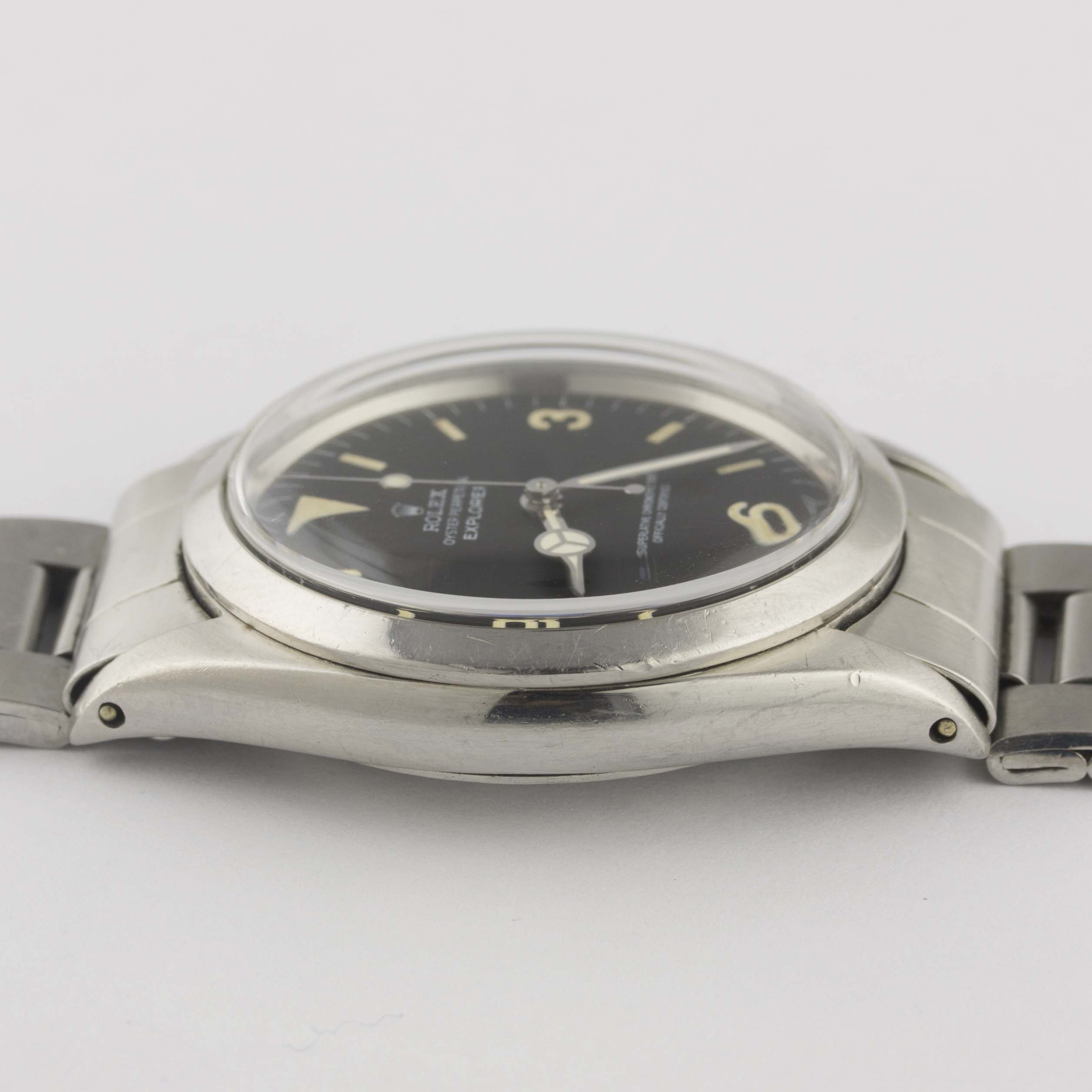 A GENTLEMAN'S STAINLESS STEEL ROLEX OYSTER PERPETUAL EXPLORER BRACELET WATCH CIRCA 1963, REF. 1016 - Image 11 of 11