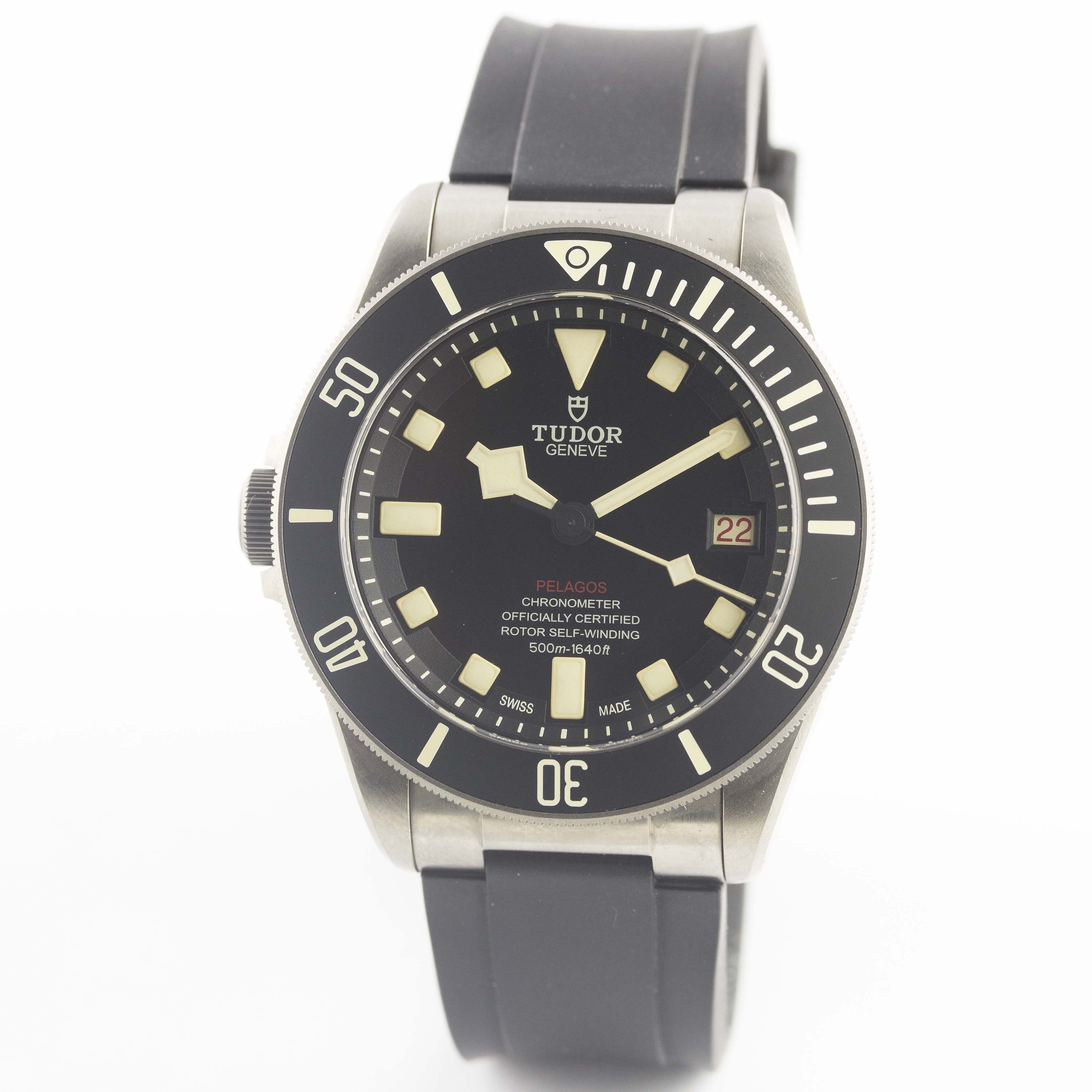 A GENTLEMAN'S TITANIUM TUDOR PELAGOS LHD WRIST WATCH DATED 2017, REF. 25610TNL NUMBERED EDITION, - Image 2 of 8