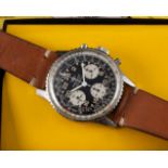 A RARE GENTLEMAN'S STAINLESS STEEL BREITLING COSMONAUTE CHRONOGRAPH WRIST WATCH CIRCA 1969, REF. 809