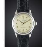 A GENTLEMAN'S STAINLESS STEEL ROLEX TUDOR OYSTER WRIST WATCH CIRCA 1950, REF. 4540 Movement: 17J,