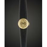 A LADIES 18K SOLID GOLD ROLEX CHAMELEON WRIST WATCH CIRCA 1960s, WITH ORIGINAL BOX & ADDITIONAL