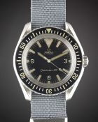 A GENTLEMAN'S STAINLESS STEEL OMEGA SEAMASTER 300 "BIG TRIANGLE" AUTOMATIC WRIST WATCH CIRCA 1964,