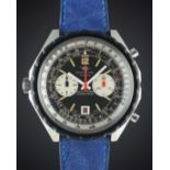 A GENTLEMAN'S STAINLESS STEEL BREITLING NAVITIMER CHRONO-MATIC CHRONOGRAPH WRIST WATCH CIRCA 1968,