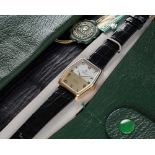 A RARE GENTLEMAN'S "NOS" 18K TWO COLOUR GOLD ROLEX CELLINI WRIST WATCH CIRCA 1976, REF. 4107 WITH