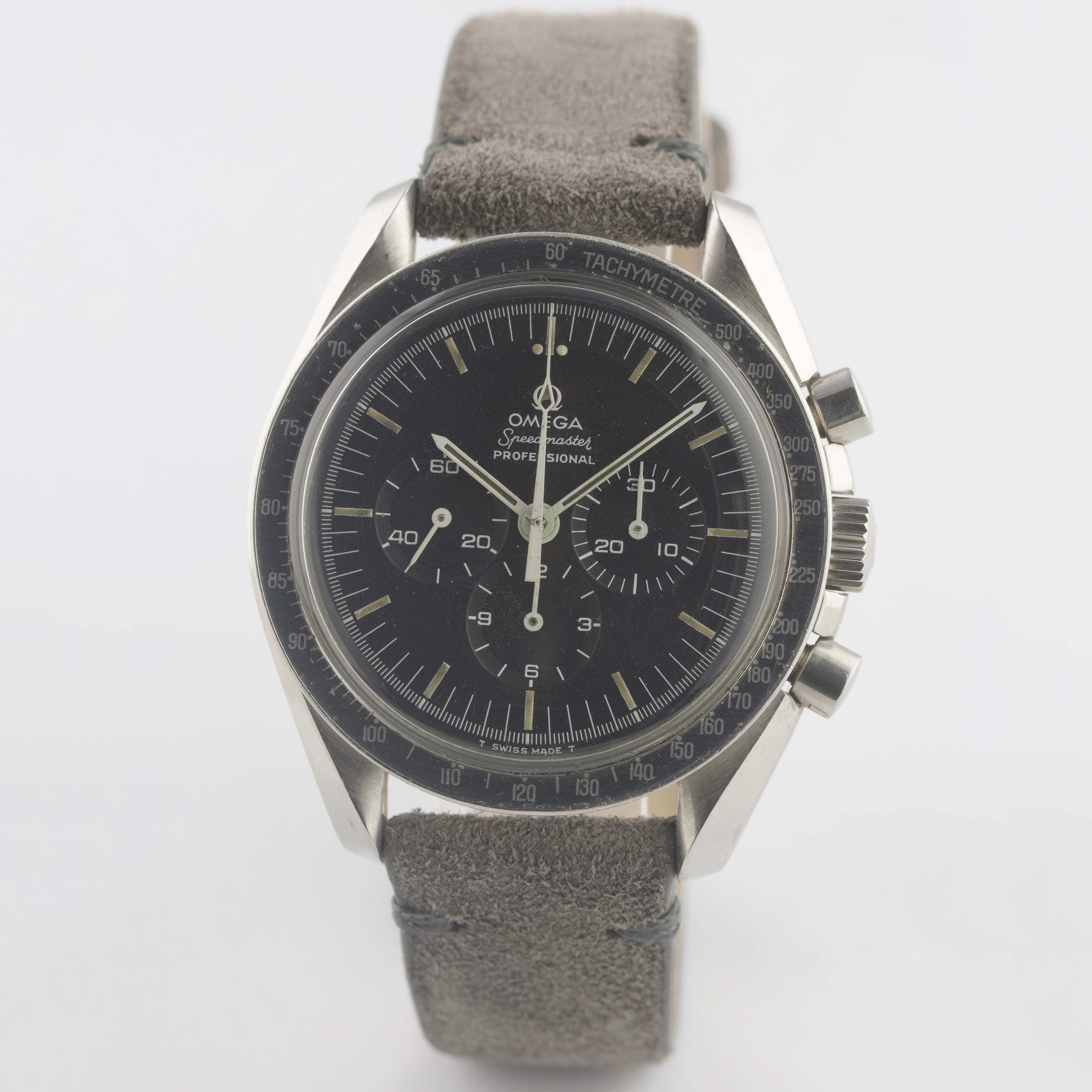 A RARE GENTLEMAN'S STAINLESS STEEL OMEGA SPEEDMASTER PROFESSIONAL CHRONOGRAPH WRIST WATCH DATED - Image 4 of 12