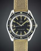A GENTLEMAN'S STAINLESS STEEL OMEGA SEAMASTER 300 AUTOMATIC WRIST WATCH CIRCA 1967, REF. 165024