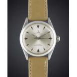 A GENTLEMAN'S STAINLESS STEEL ROLEX TUDOR OYSTER ELEGANTE WRIST WATCH CIRCA 1963, REF. 7960