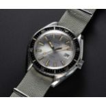 A RARE GENTLEMAN'S STAINLESS STEEL EBERHARD & CO SCAFOGRAF 300 AUTOMATIC DIVERS WRIST WATCH CIRCA