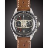 A GENTLEMAN'S STAINLESS STEEL YEMA RALLYE "ANDRETTI" CHRONOGRAPH WRIST WATCH CIRCA 1969 Movement: