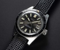 A RARE GENTLEMAN'S STAINLESS STEEL SEIKO "62MAS" 150 METERS AUTOMATIC DIVERS WRIST WATCH CIRCA 1965,