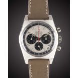 A GENTLEMAN'S STAINLESS STEEL ZENITH EL PRIMERO AUTOMATIC CHRONOGRAPH WRIST WATCH CIRCA 1970, REF.