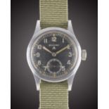 A GENTLEMAN'S BRITISH MILITARY RECORD W.W.W. WRIST WATCH CIRCA 1940s, PART OF THE "DIRTY DOZEN"