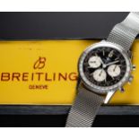 A GENTLEMAN'S STAINLESS STEEL BREITLING NAVITIMER CHRONOGRAPH BRACELET WATCH CIRCA 1967, REF. 806 "