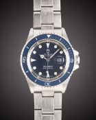 A LADIES STAINLESS STEEL ROLEX TUDOR PRINCE OYSTERDATE MINI SUB BRACELET WATCH DATED 1998, REF.