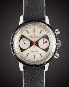 A GENTLEMAN'S STAINLESS STEEL BREITLING SPRINT CHRONOGRAPH WRIST WATCH CIRCA 1969, REF. 2010 WITH 