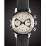 A GENTLEMAN'S STAINLESS STEEL BREITLING SPRINT CHRONOGRAPH WRIST WATCH CIRCA 1969, REF. 2010 WITH "