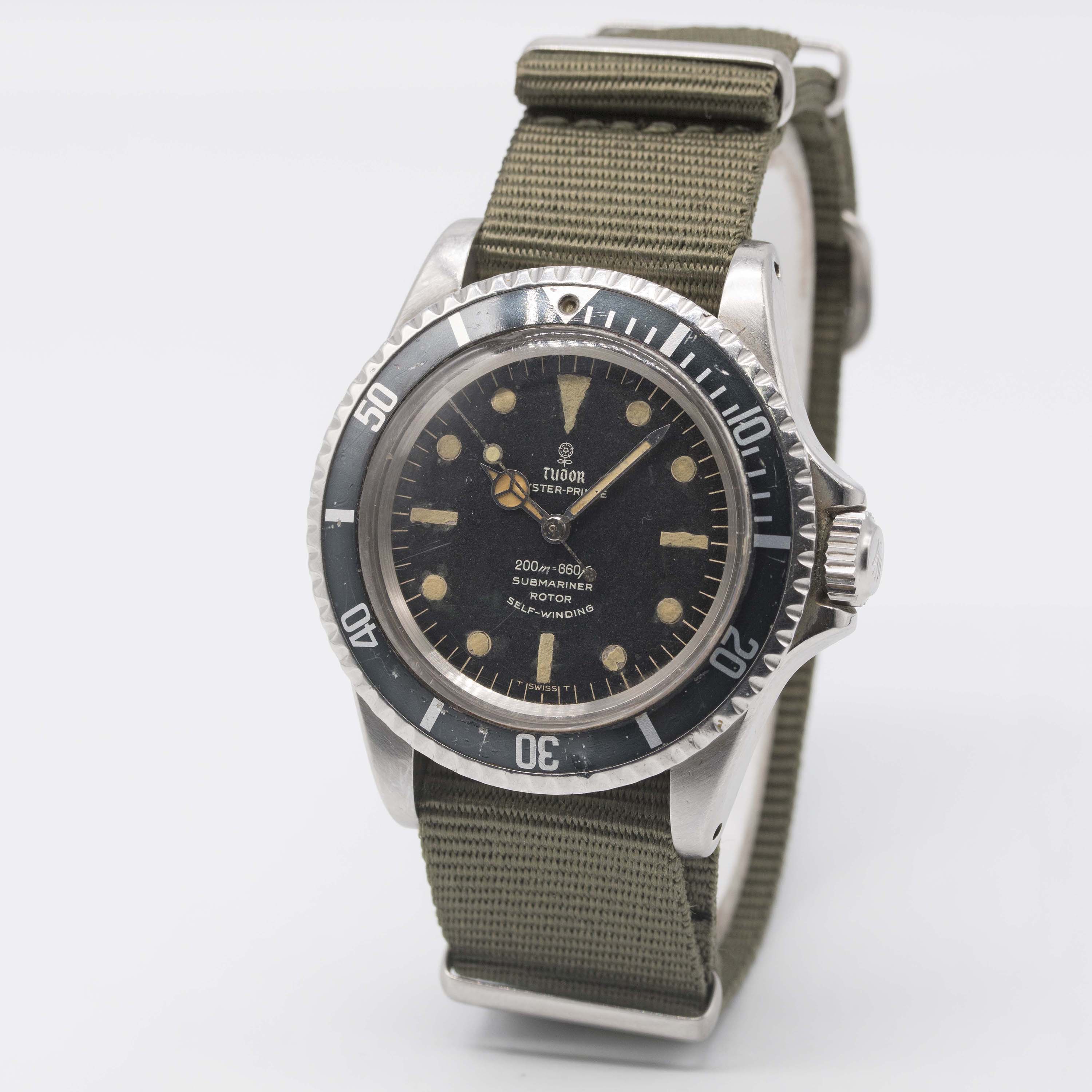 A GENTLEMAN'S STAINLESS STEEL ROLEX TUDOR OYSTER PRINCE SUBMARINER WRIST WATCH CIRCA 1967, REF. - Image 4 of 10