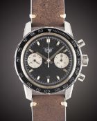 A GENTLEMAN'S STAINLESS STEEL HEUER AUTAVIA CHRONOGRAPH WRIST WATCH  CIRCA 1970, REF. 7763C