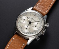 A GENTLEMAN'S STAINLESS STEEL GIRARD PERREGAUX "WATERPROOF" CHRONOGRAPH WRIST WATCH CIRCA 1960s,