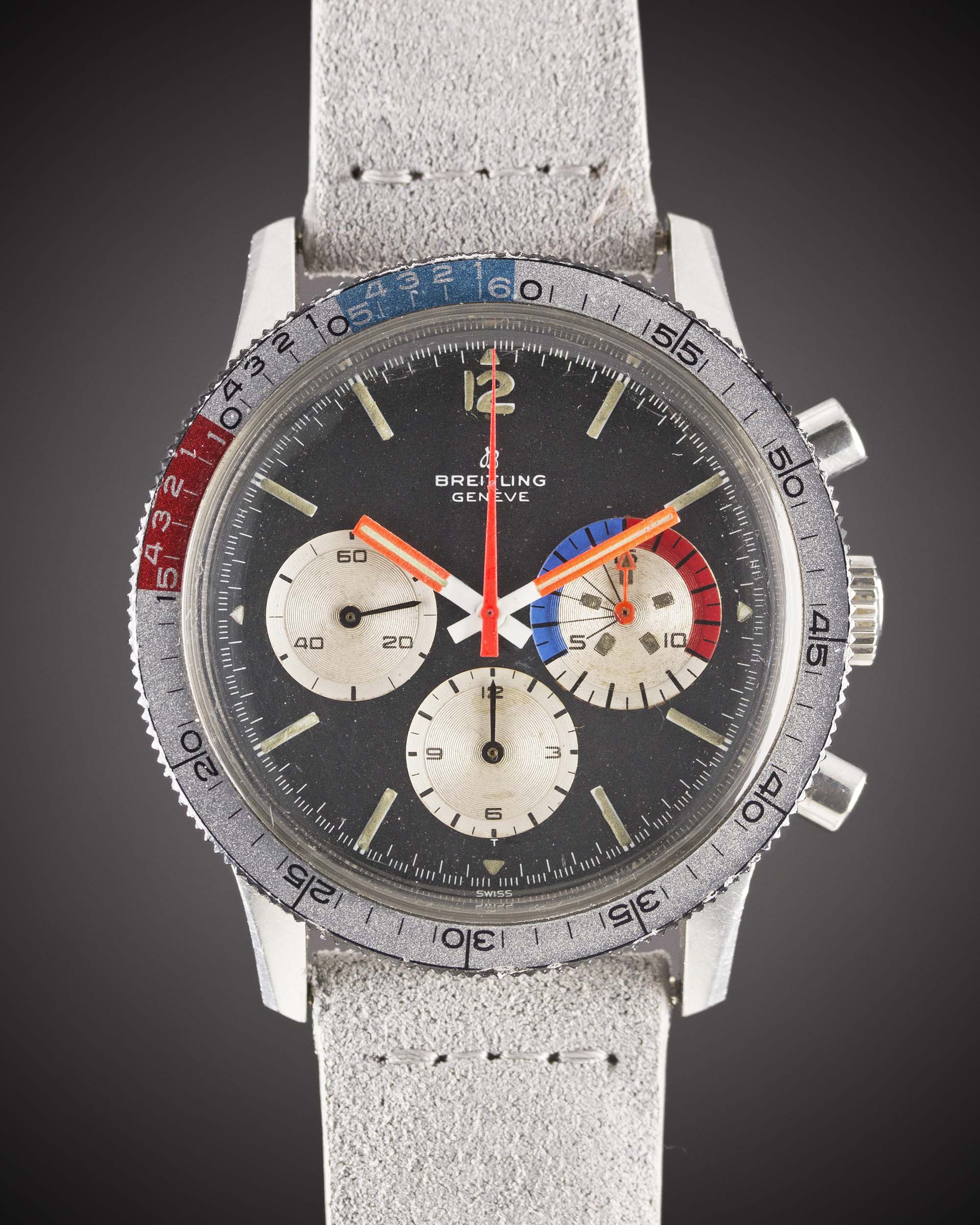 A VERY RARE GENTLEMAN'S STAINLESS STEEL BREITLING "CO PILOT" YACHTING CHRONOGRAPH WRIST WATCH - Image 2 of 11