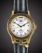 A RARE GENTLEMAN'S 18K SOLID GOLD LONGINES EPHEMERIDES SOLAIRES WRIST WATCH CIRCA 1989, REF. 5234