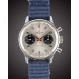 A GENTLEMAN'S STAINLESS STEEL BREITLING TOP TIME CHRONOGRAPH WRIST WATCH CIRCA 1970, REF. 2002-33