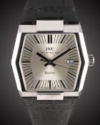 A GENTLEMAN'S PLATINUM IWC DA VINCI AUTOMATIC WRIST WATCH DATED 2016, REF. 72282 / IWC546105 LIMITED