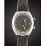 A GENTLEMAN'S STAINLESS STEEL OMEGA CHRONOSTOP DRIVERS WRIST WATCH CIRCA 1968, REF. 145.010